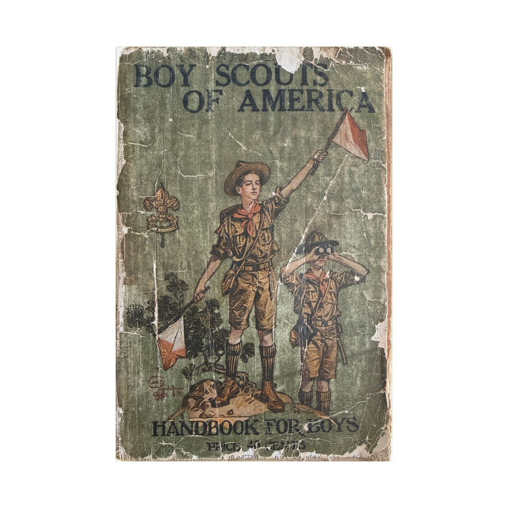 Vintage Boy Scouts of America Canvas Print