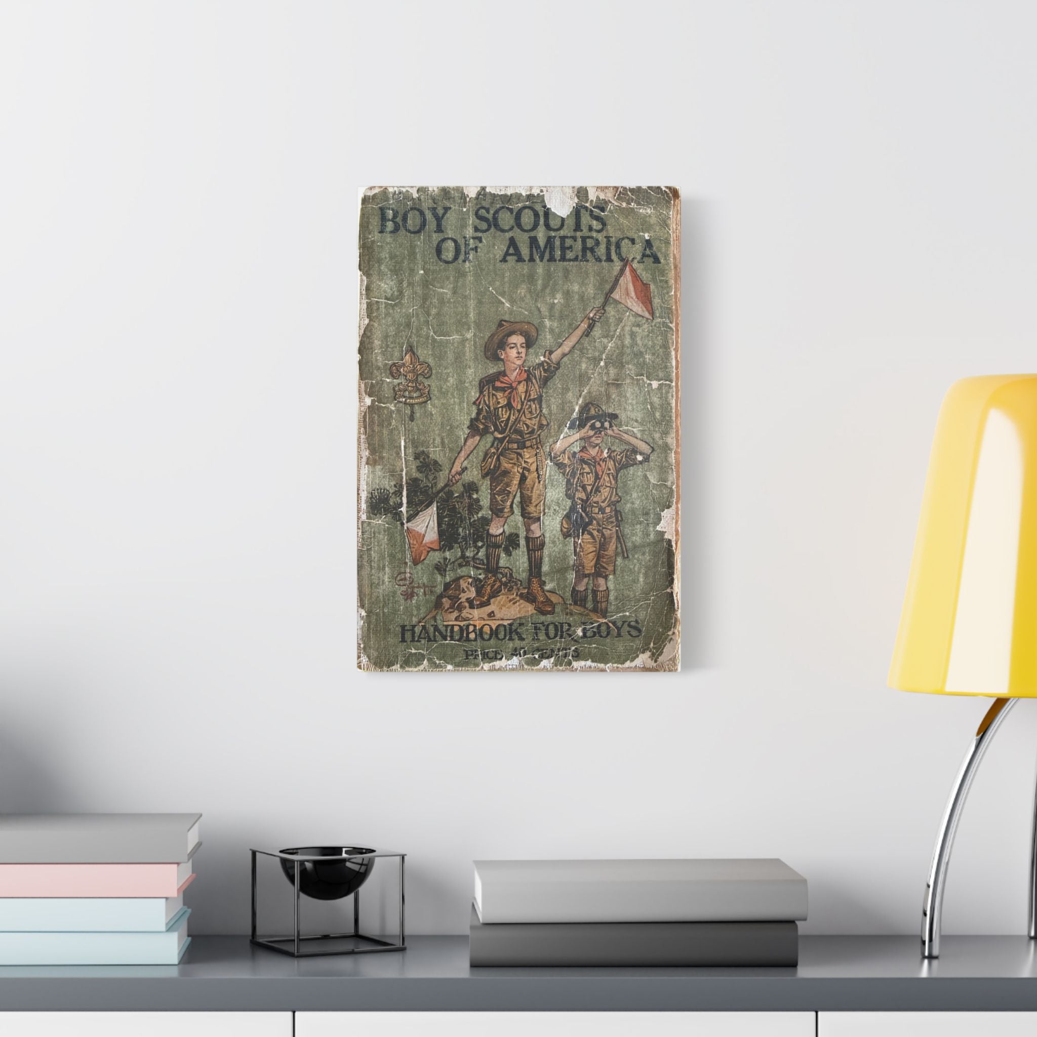Vintage Boy Scouts of America Canvas Print